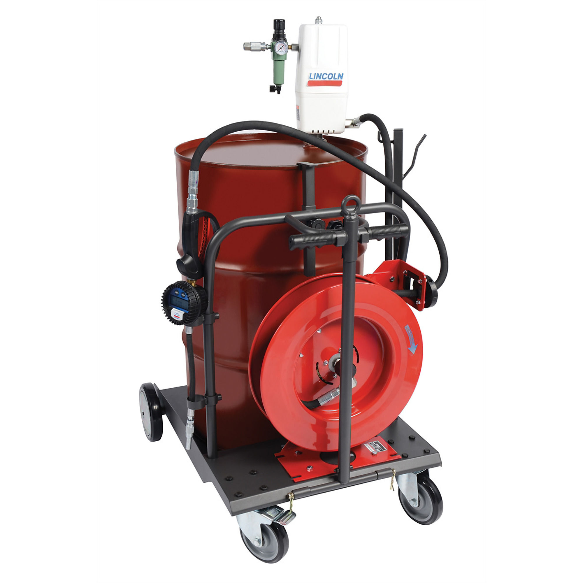 Lincoln Lubrication Lube Trolley Package — Oil, Durable, Heavy-Duty, Model# LIN279092
